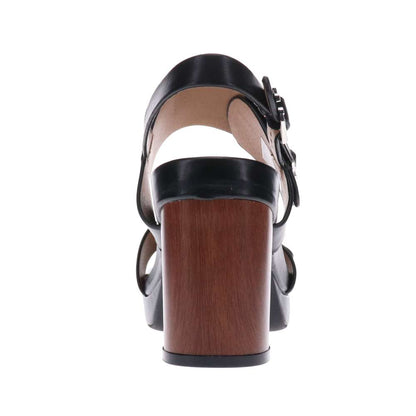 Tara Heeled Sandal - Black