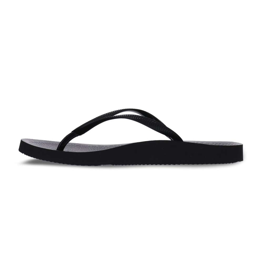 Venice Solid Women's Toe Post Sandal - Black