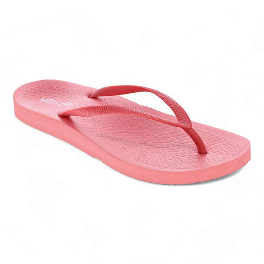 Venice Solid Women's Toe Post Sandal - Coral