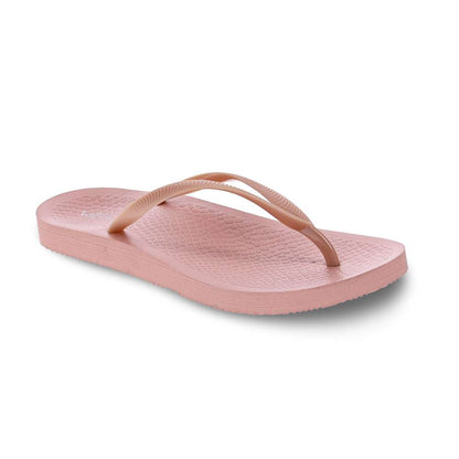Venice Solid Women's Toe Post Sandal - Rose Gold