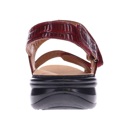 Como Adjustable Sandal - Red Croc