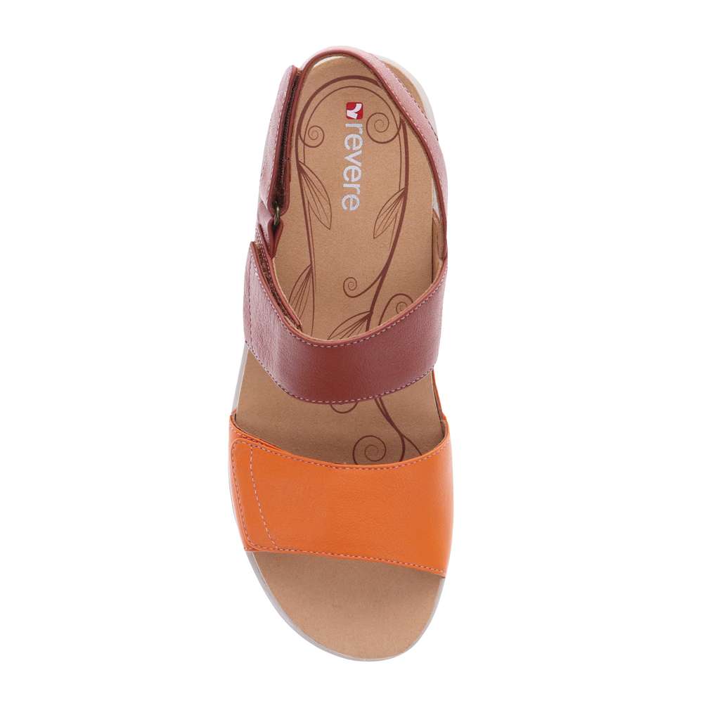 Como Adjustable Sandal - Rustic Orange