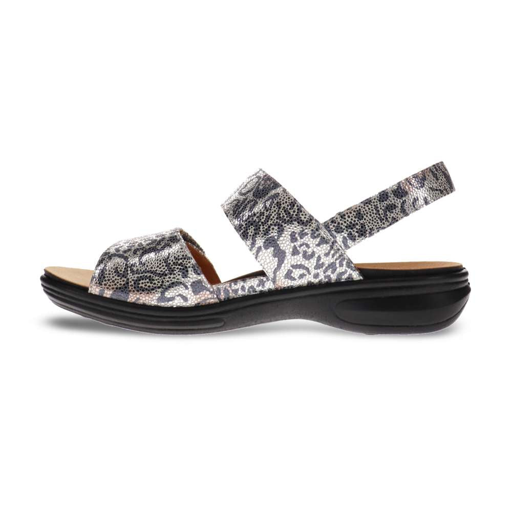 Como Adjustable Sandal - Silver Safari