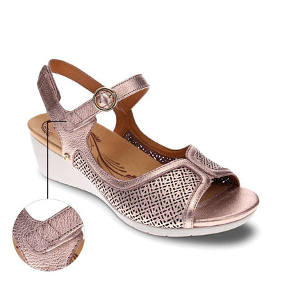Kaya Wedge - Rose