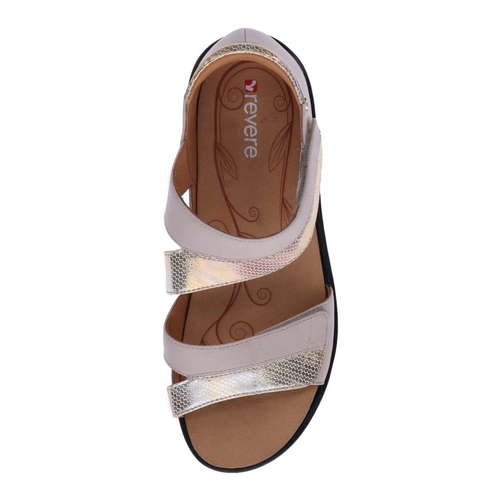 Mauritius Sandal - Pebble Metallic