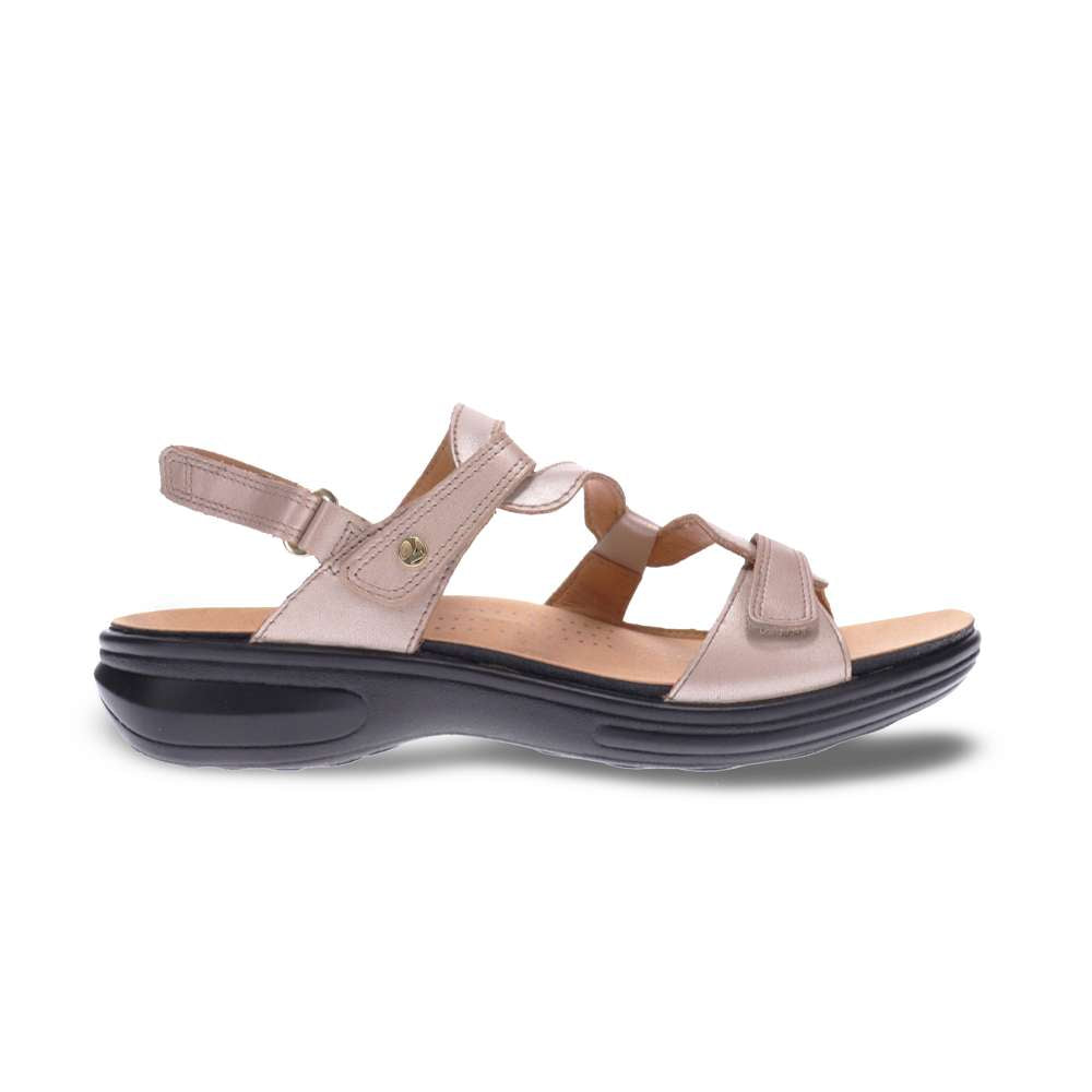 Miami Adjustable Sandal - Champagne