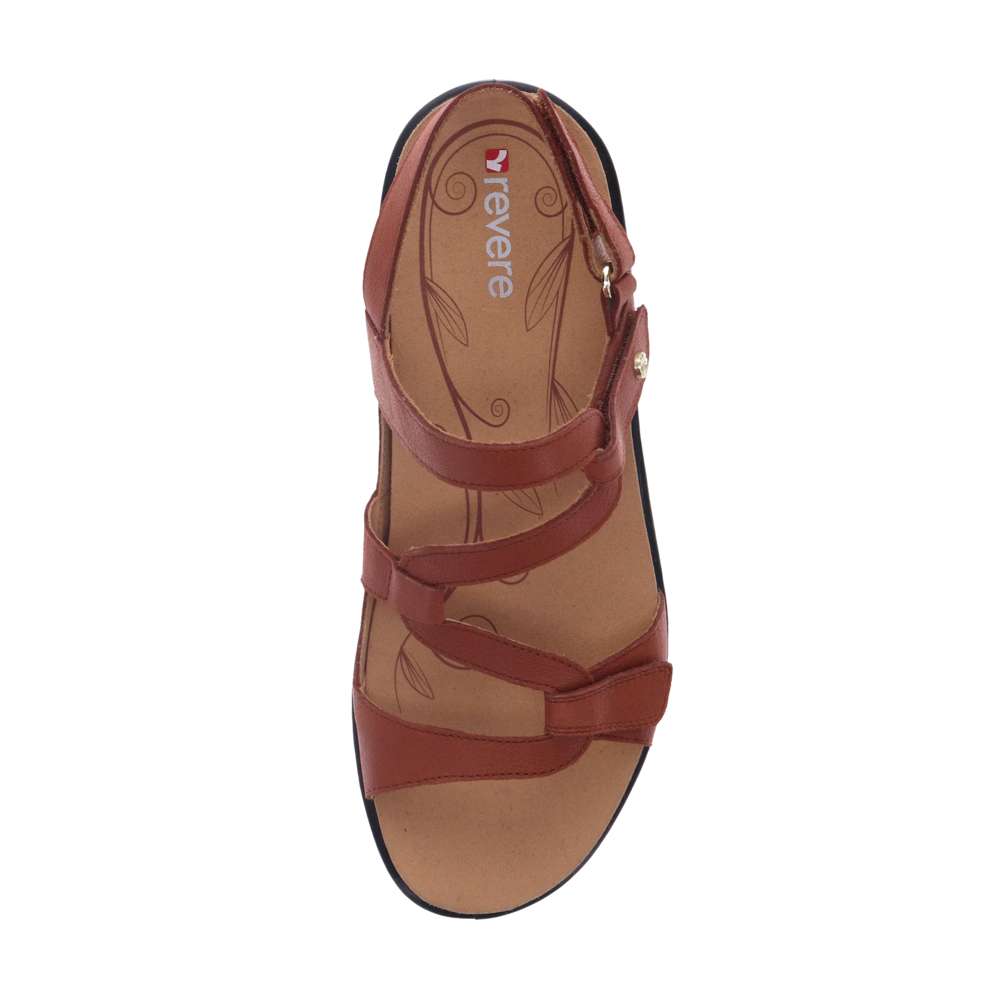 Miami Adjustable Sandal - Cognac