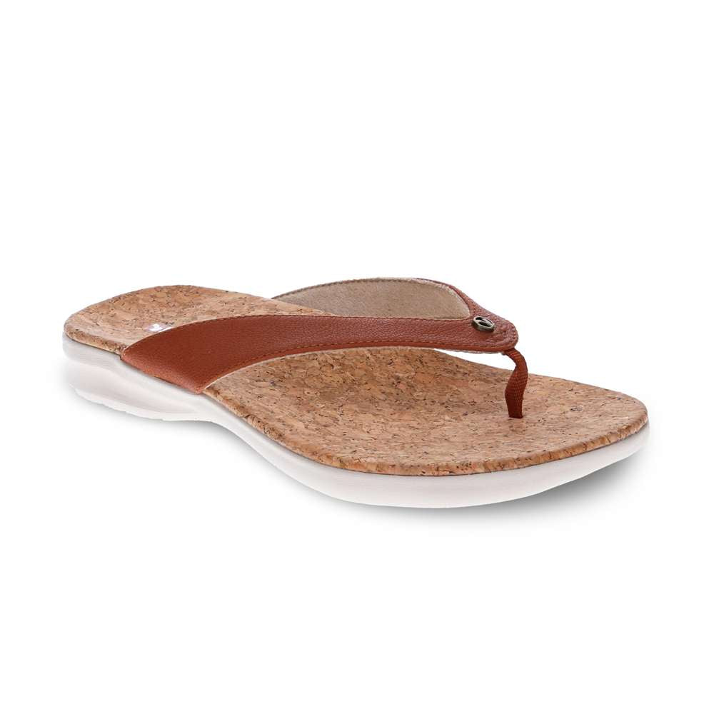 Newport Toe Post Sandal - Cognac