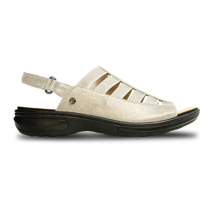 Olympia Elastic Sandal - Gold Wash