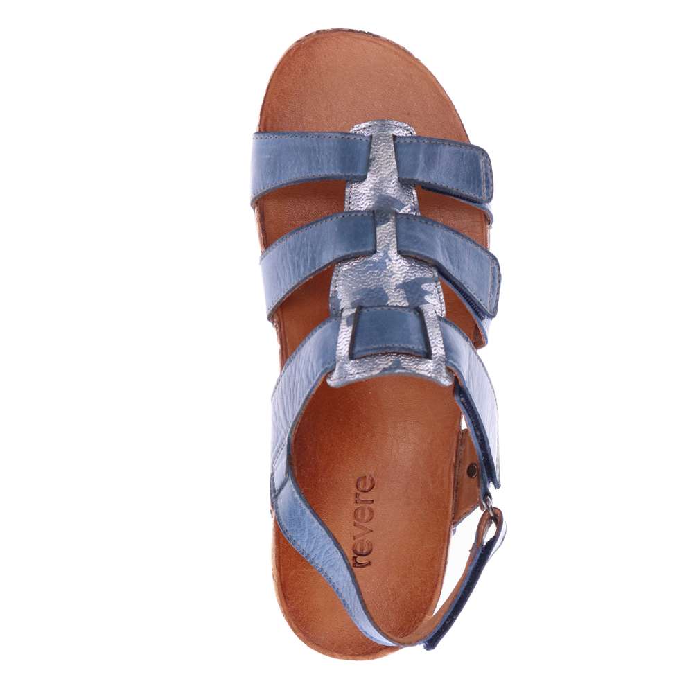 Santorini Gladiator Sandal - Denim