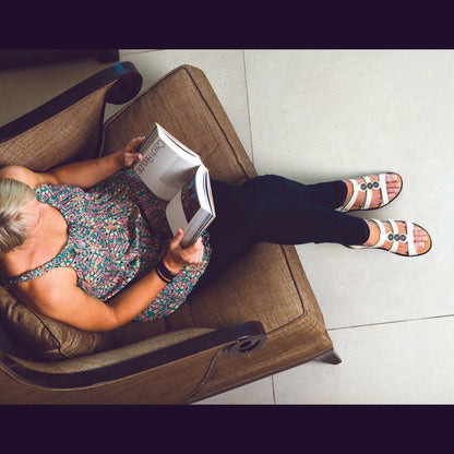 Santiago Back Strap Sandal - Pewter