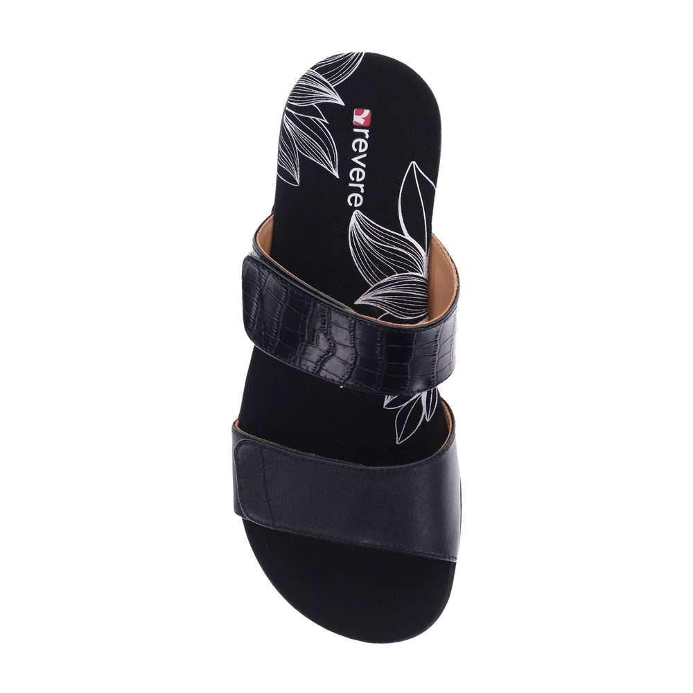 Seaside Slide Sandal - Black French/Croc