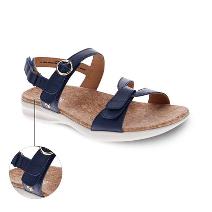 Tulum Adjustable Sandal - Blue French