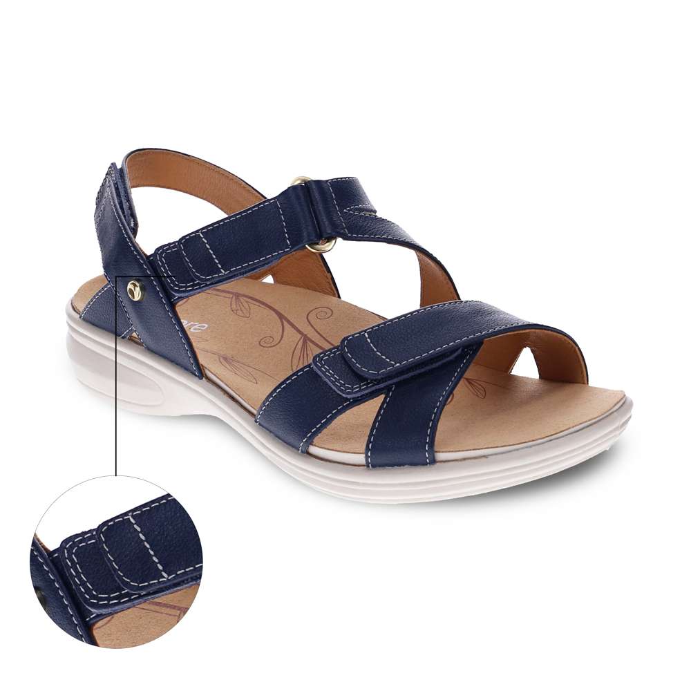 Zanzibar Adjustable Sandal - Navy