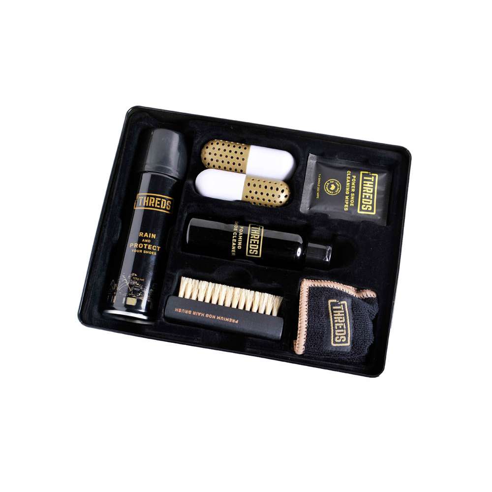 Premium Shoe Care Kit - Black/Copper