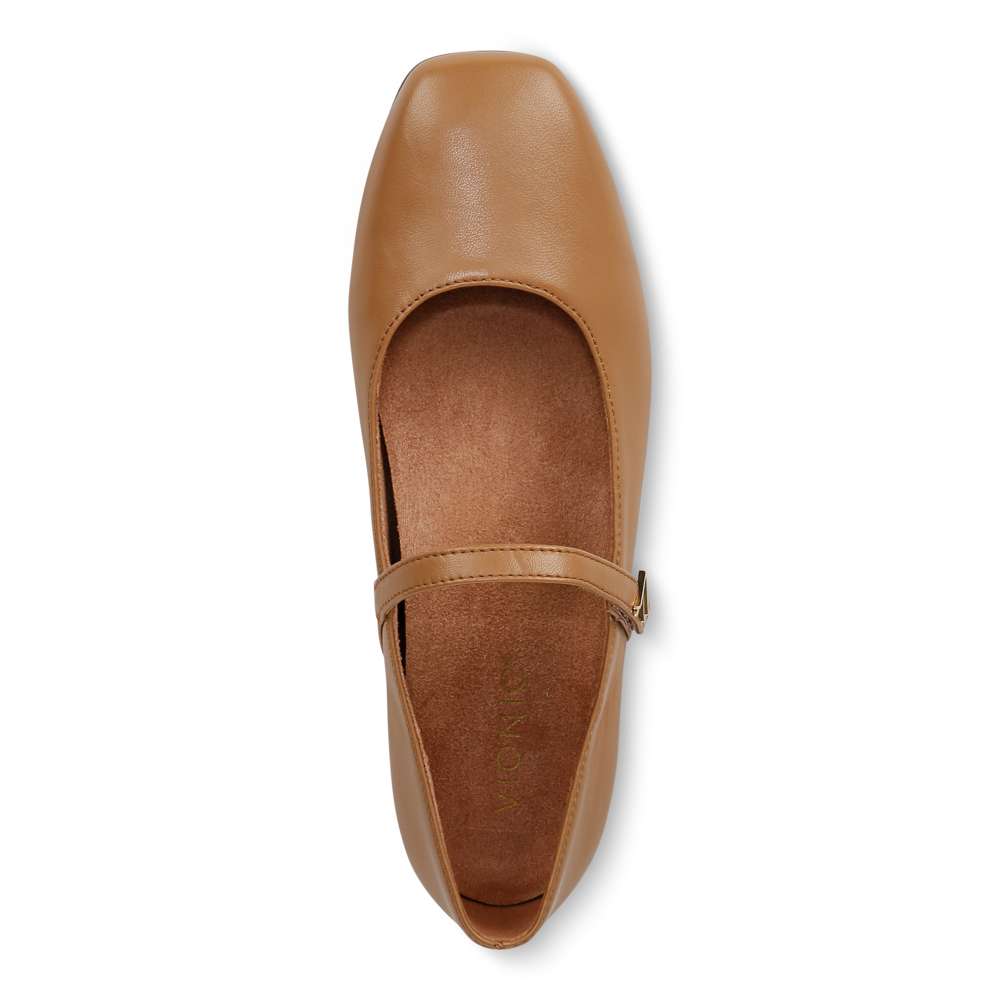 Alameda Mary-Jane Flat - Camel