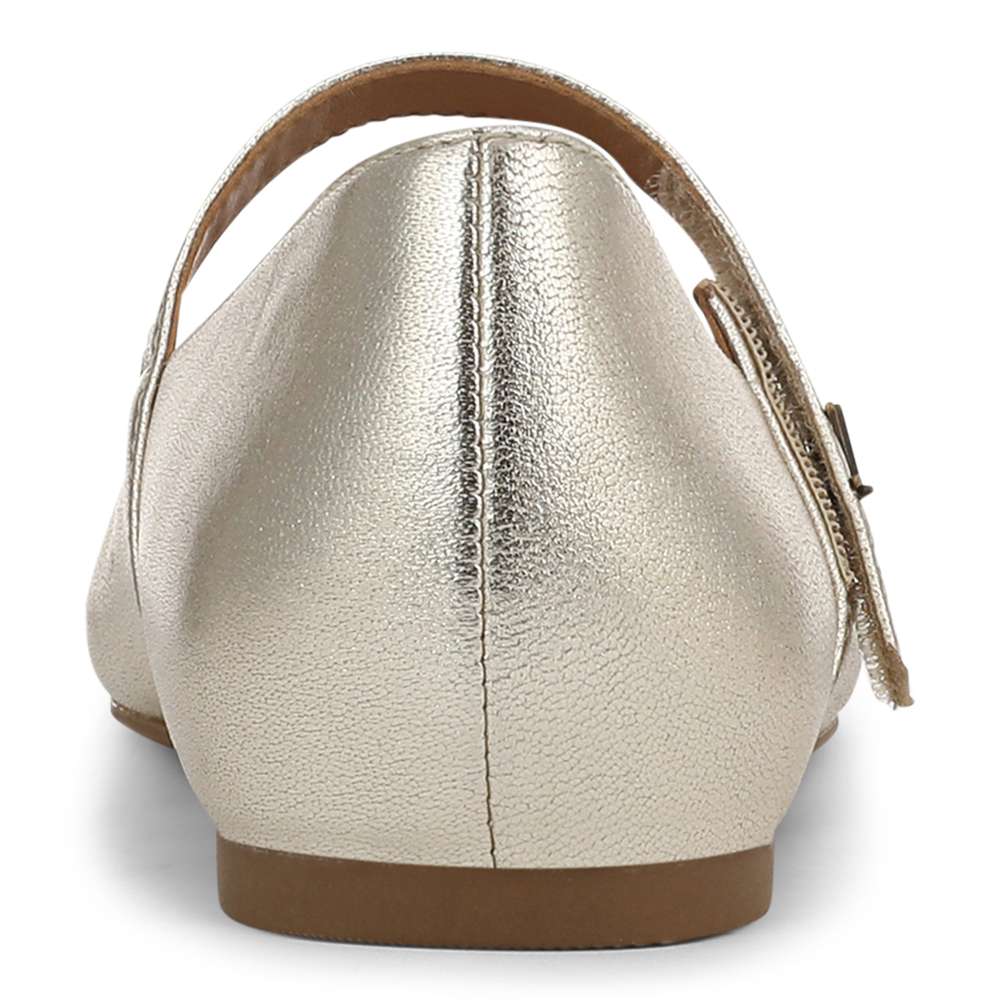 Alameda Mary-Jane Flat - Gold