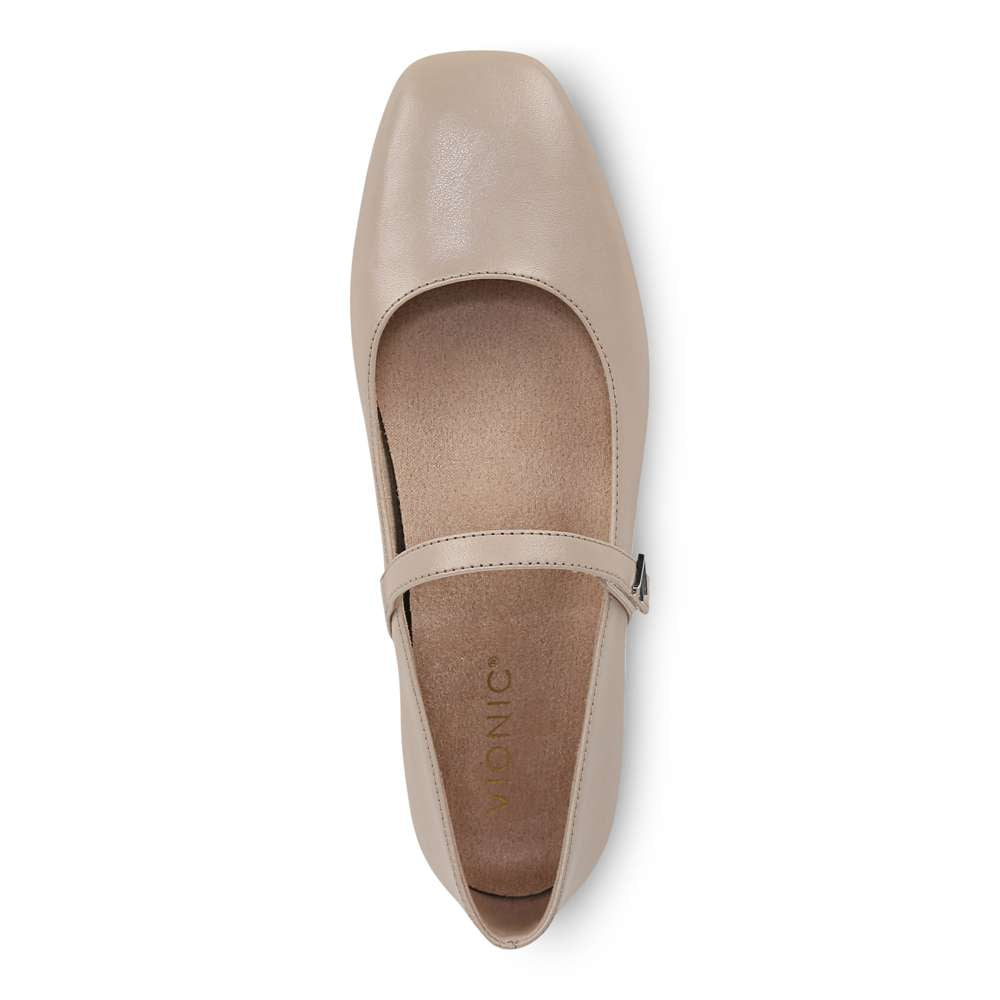 Alameda Mary-Jane Flat - Oatmeal