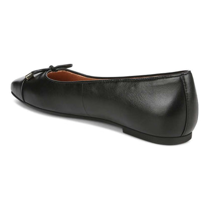 Klara Flat - Black Leather