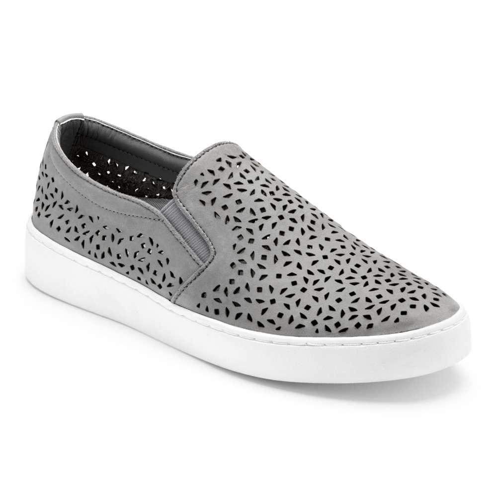 Midi Perf Slip-On Sneaker - Grey