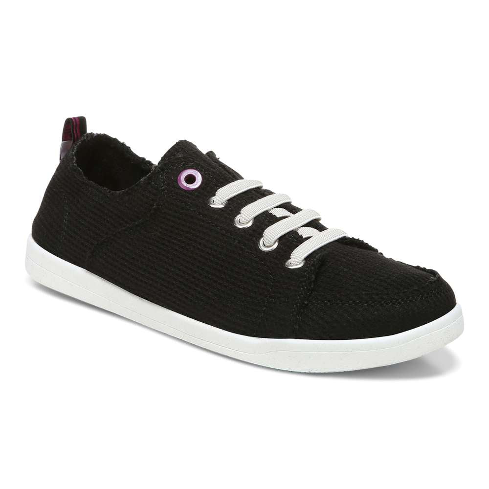 Pismo Casual Sneaker - Black Waffle Knit