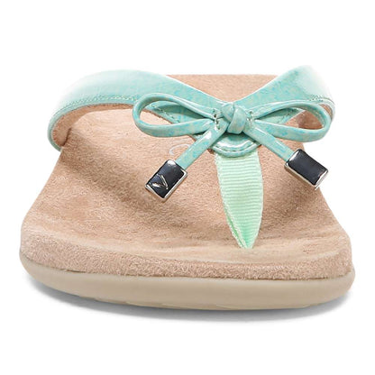 Bella Toe Post Sandal - Menta Tile