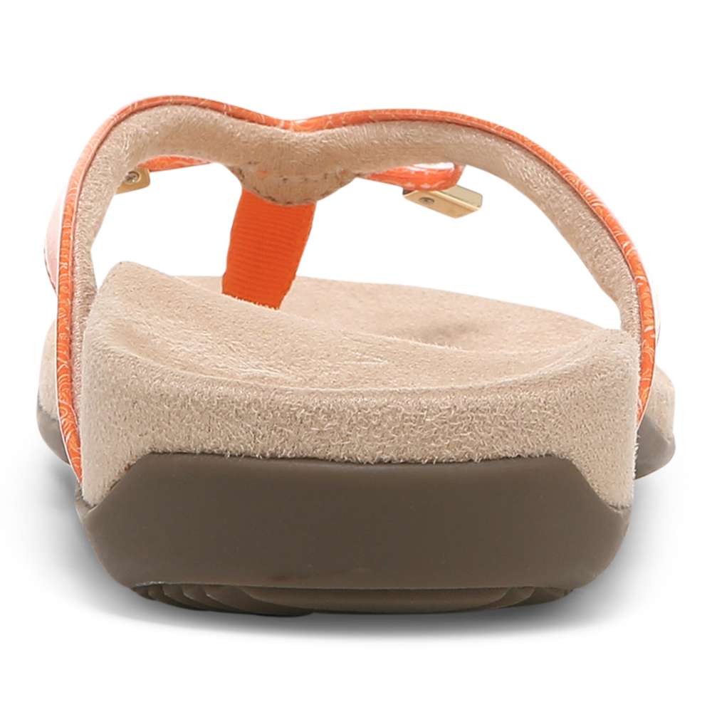Bella Toe Post Sandal - Marmalade Tile