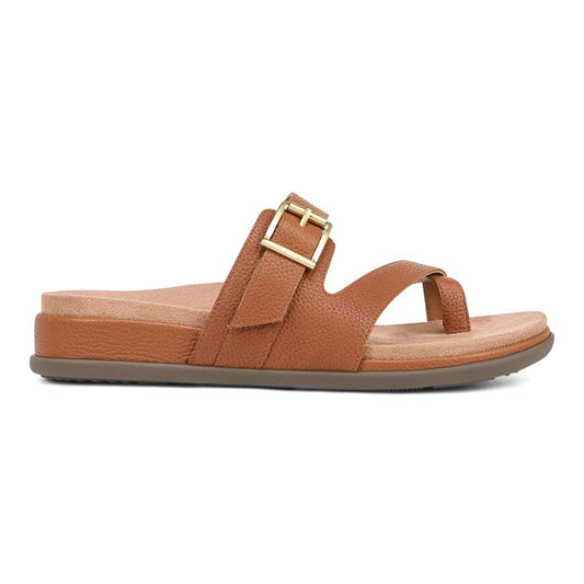 Carmela Slide - Tan