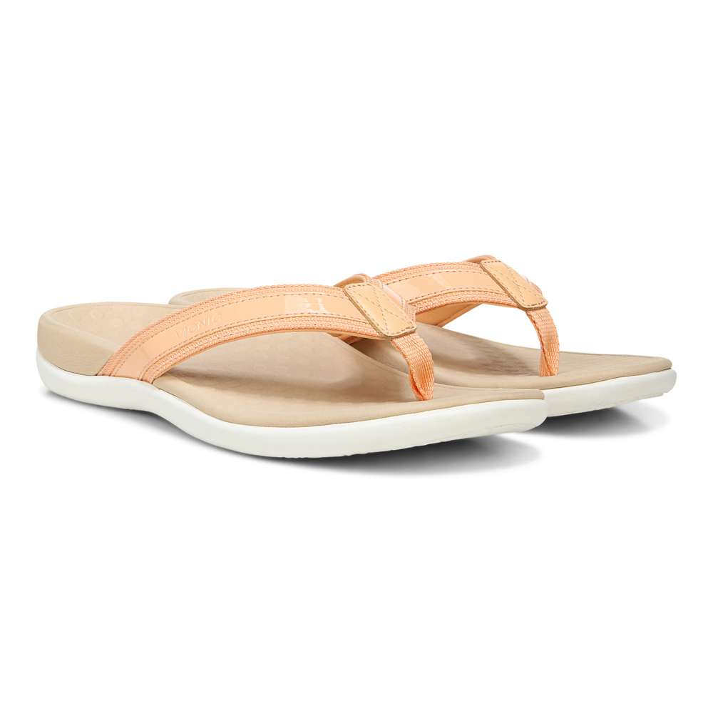 Islander Toe Post Sandal - Apricot
