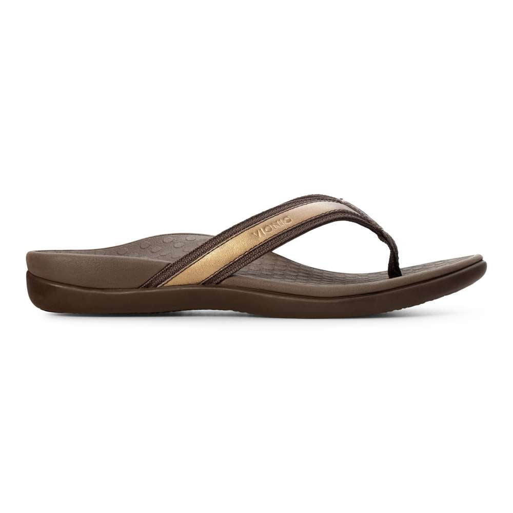 Islander Toe Post Sandal - Bronze
