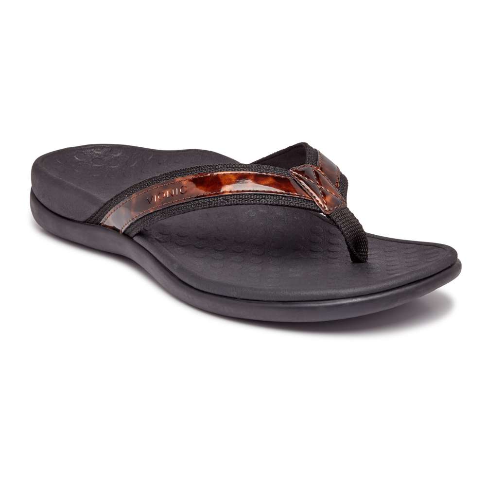 Islander Toe Post Sandal - Tortoise