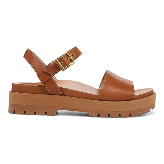Jamie Flatform Lug Sandal - Tan