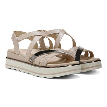 Kellyn Flatform Sandal - Moonlight Linen