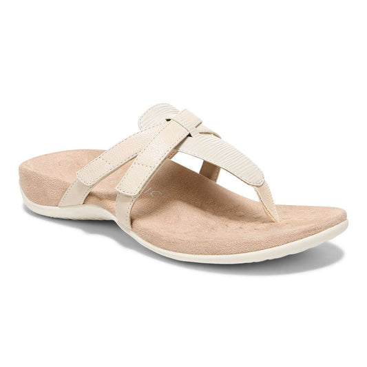 Karley Toe Post Sandal - Cream