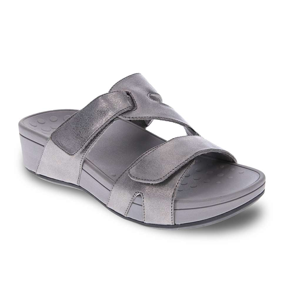 Kyla Platform Sandal - Pewter