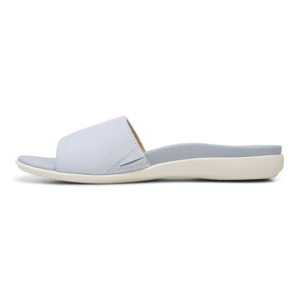 Val Slide Sandal - Blue Haze