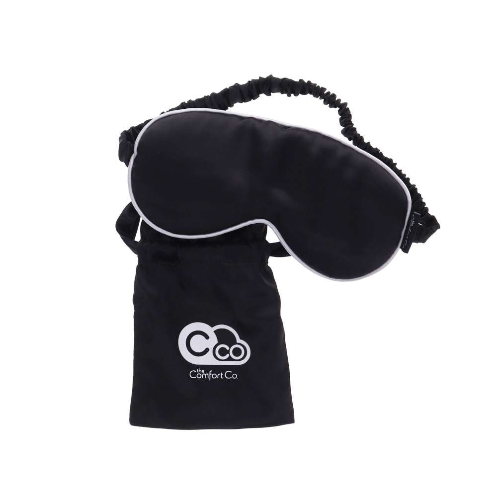 Satin Eye Mask - Black