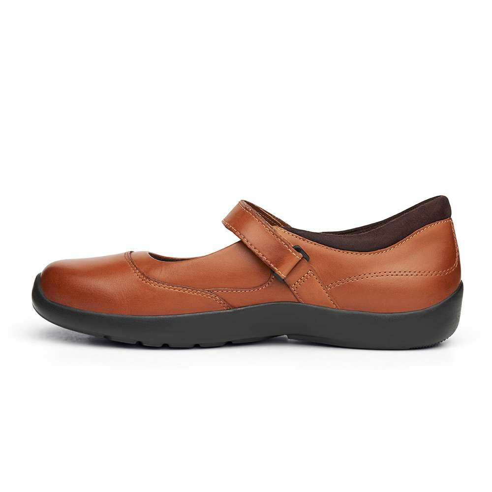 19 Casual Mary-Jane - Cognac