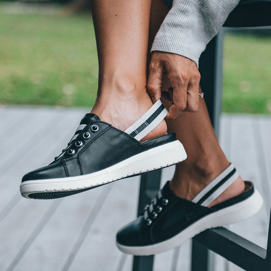 Lifestyle image for Bugsy Slip-On Sneaker - Black