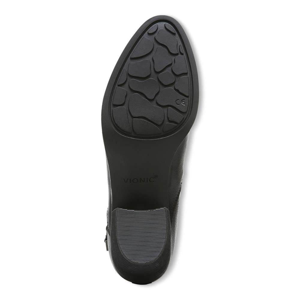 Cecily Ankle Boot - Black Leather