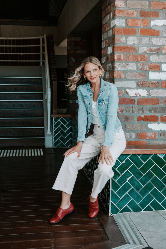 Lifestyle image for Karley Casual - Dark Red