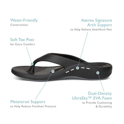 Maui Women's Toe Post Sandal - Rose