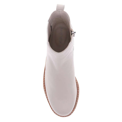 Polly Zip Boot - Off White
