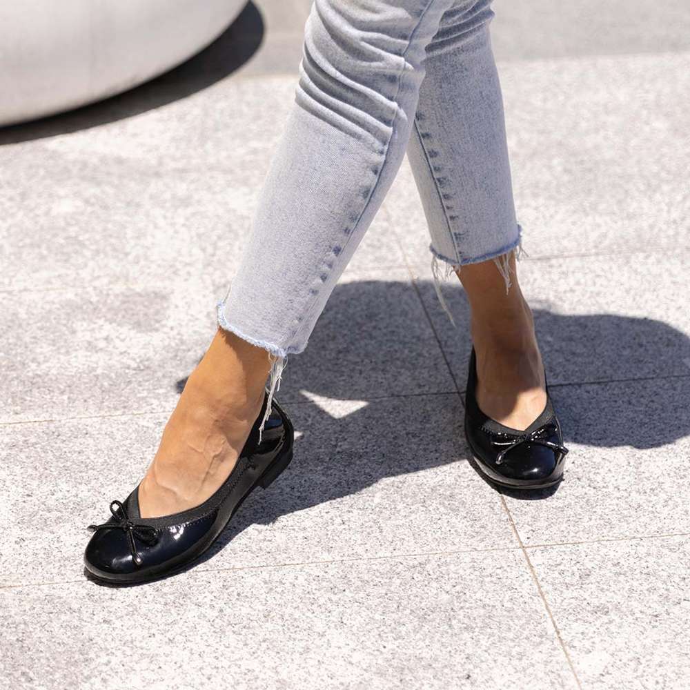 Sophie Flat - Red Patent