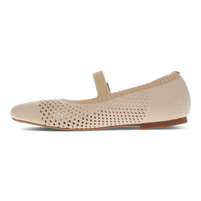 Violet Open Knit Flat - Terracotta